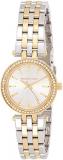 Michael Kors MK3323 Women's Mini Darci Two Tone Stainless Steel Bracelet Watch