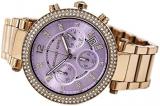 Michael Kors Women's MK6169 - Parker Rose Gold/Lilac Watch
