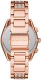 Michael Kors Women's Janelle Chronograph Rose Gold-Tone Stainless Steel Watch MK7178
