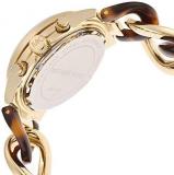Michael Kors Collection Women's MK4222 Chain Watch Gold/Tortoise Watch