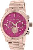 Michael Kors Women's Runway Rose Gold/Vibrant Pink Watch