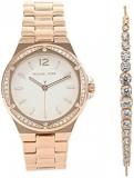 Michael Kors MK1053SET - Lennox Gift Set 3 Hand Bracelet Watch Rose Gold One Size