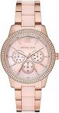 Michael Kors Women's Tibby Stainless Steel Quartz Watch with Mixed Strap, Multic...