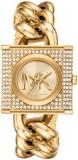 Michael Kors Women's MK Chain Lock Three-Hand Stainless Steel Watch