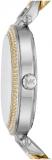 Michael Kors Mk4633 White Dial Two-Tone Stainless Steel Chain Watch Catelyn Three-Hand 38mm Ladies Watch