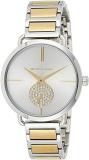 Michael Kors Women's Watch Portia, 36 mm Case Size, Chronograph Movement, Stainless Steel Strap