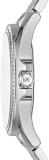 Michael Kors Women's Kacie Quartz Watch with Stainless Steel Strap, Silver, 18 (Model: MK6929)