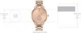 Michael Kors Women's Portia Quartz Watch with Stainless Steel Strap, Rose Gold, 16 (Model: MK4598)