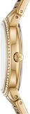 Michael Kors MK3960 Gabbi Three-Hand Mother of Pearl Dial Gold Tone Stainless Steel Women's Watch