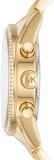 Michael Kors Women's Watch RITZ, 37 mm case size, Quartz Chronograph movement, Stainless Steel strap