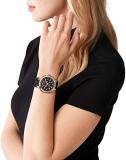 Michael Kors Sidney Multifunction Black Silicone Watch (Model: MK7245)