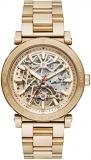 Michael Kors Men's Greer Automatic, Gold-Tone Stainless Steel Watch, MK9035, Gold, MK9035