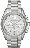 Michael Kors Stainless Steel Quartz Chronograph Silver Dial Date Display