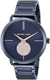 Michael Kors Women's Stainless Steel Analog-Quartz Watch with Stainless-Steel Strap, Blue, 16 (Model: MK3680)