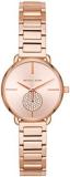 Michael Kors Women's Portia Stainless Steel Analog-Quartz Watch with Stainless-S...