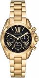 Michael Kors Women's Bradshaw Quartz Watch with Stainless Steel Strap, Gold, 18 ...
