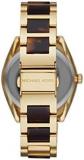 Michael Kors Women's Janelle Three-Hand Gold-Tone Stainless Steel Watch MK7136