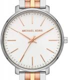Michael Kors Women's Pyper Stainless Steel Quartz Watch with Stainless-Steel-Plated Strap, Multi, 16 (Model: MK3901)