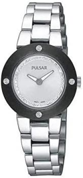 Pulsar Athens Womens Analog Quartz Watch with Stainless Steel Bracelet PTA405X1