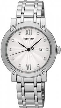 Seiko Womens Analogue Quartz Watch with Stainless Steel Strap SXDG79P1