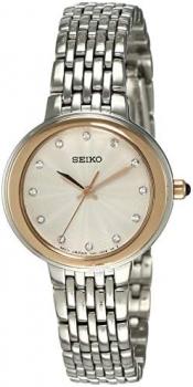 Seiko Women's SRZ502 Silver Stainless-Steel Japanese Quartz Dress Watch