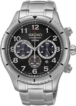 Seiko SRW037P1,men's Chronograph,stainless Steel Case,100m WR,SRW037P1