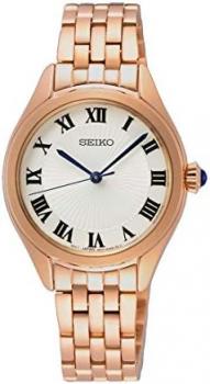 Seiko Classic Quartz White Dial Ladies Watch SUR332