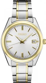 SEIKO Stainless Steel Two Tone Sapphire Crystal Watch SUR312