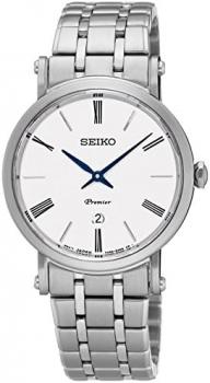Seiko Premier Womens Analog Japanese Quartz Watch with Stainless Steel Bracelet SXB429P1