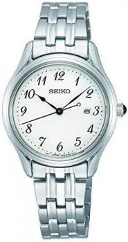 Seiko Neo Classic Quartz Silver Dial Ladies Watch SUR643