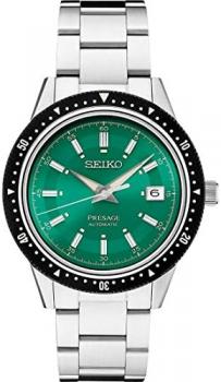 SEIKO SPB129 Presage Limited Edition Stainless Steel Green Dial Black Bezel