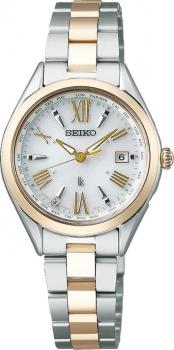 Seiko SSQV106 [LUKIA Lady Collection Solar Radio Clock World Time Ladies Metal Band] Women's Watch Shipped from Japan Released in April 2022