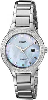Seiko Women's SUT135 Dress Solar Analog Display Japanese Quartz Silver Watch