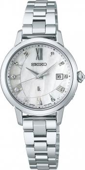 SEIKO SSVW207 [LUKIA Grow Solar Radio Correction Metal Band Leather Band Included edenworks Collaboration Limited Model] Watch Imported from Japan Feb 2023 Model, silver / gold