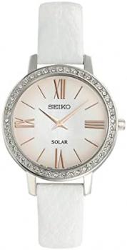 SEIKO Solar Champagne Dial Ladies Watch SUP459