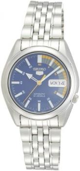 Seiko Men's Automatic Blue Dial Stainless Steel Watch SNK371K