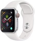 Apple Watch Series 4 (GPS, 44MM) - Silver Aluminum Case with White Sport Band (R...
