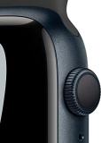 Apple Watch Nike Series 7 (GPS) 41mm Midnight Aluminum Case with Anthracite/Black Nike Sport Band (Renewed)