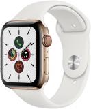 Apple Watch Series 5 (GPS + Cellular, 40mm) Gold Stainless Steel Case with White...