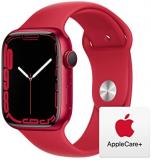 Apple Watch Series 7 [GPS 45mm] Smart Watch w/ (Product) RED Aluminum Case with (Product) RED Sport Band. Fitness Tracker, Blood Oxygen & ECG Apps, Always-On Retina Display, Water Resistant AppleCare