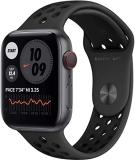 Apple Watch Nike Series 6 (GPS + Cellular, 44mm) Space Gray Aluminum Case with Anthracite/Black Nike Sport Band (Renewed)