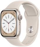 Apple Watch Series 8 (GPS, 41MM) - Starlight Aluminum Case with Starlight Sport ...
