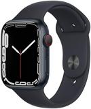 Apple Watch Series 7 (GPS + Cellular, 41MM) - Midnight Aluminum Case with Midnig...