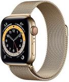 Apple Watch Series 6 40mm Gold Aluminum Milanese Loop (GPS+Cellular) M02P3LL/A (...
