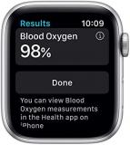 Apple Watch Series 6 (GPS, 44mm) - Silver Aluminum Case with White Sport Band (Renewed)