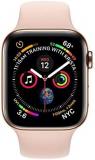 Apple Watch Series 4 (GPS + Cellular, 44MM) - Gold Stainless Steel Case with Pink Sand Sport Band (Renewed)