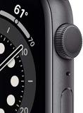 Apple Watch Series 6 (GPS, 44mm) - Space Gray Aluminum Case with Black Sport Band