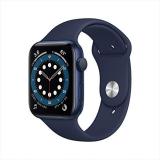 Apple Watch Series 6 (GPS, 40mm) - Blue Aluminum Case with Deep Navy Sport Band ...