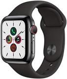 Apple Watch Series 5 (GPS + Cellular, 40mm) - Space Black Stainless Steel Case w...