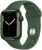 Apple Watch Series 7 (GPS, 41MM) - Green Aluminum Case with Clover Sport Band (R...